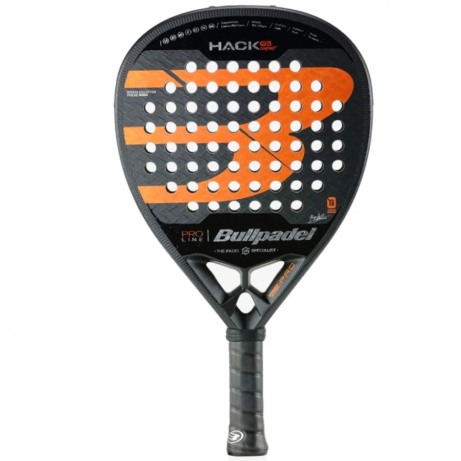 RAQUETTES DE PADEL BULLPADEL HACK 03 COMFORT 2024