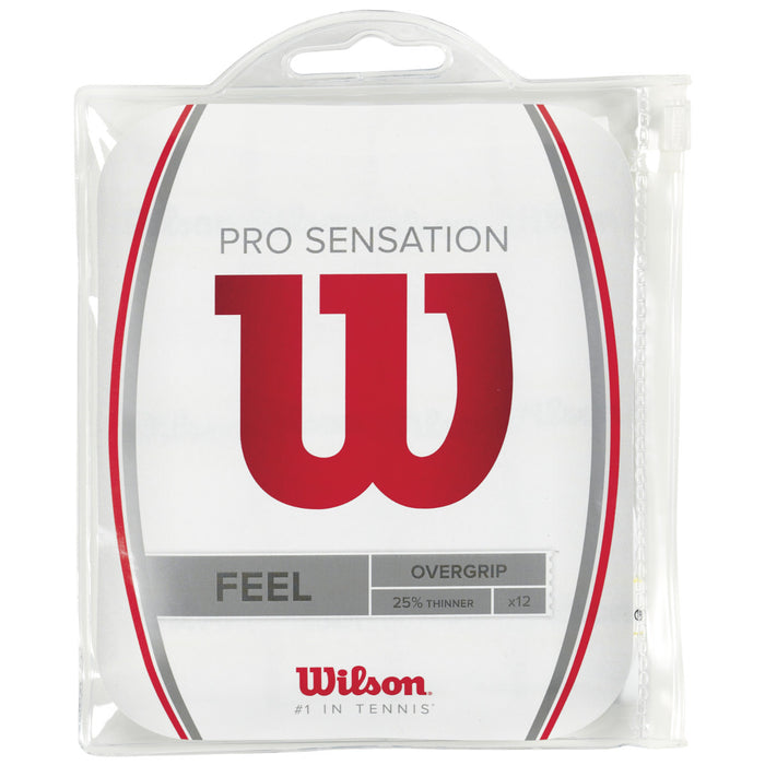SURGRIPS WILSON PRO SENSATION - PACK DE  12 (BLANC)